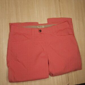 Royal Robbins Rose Pink Capri Hiking Pants 8